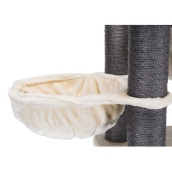 XXL škrábadlo HUMBERTO, 174 x 68 x 68, krémová/šedá