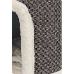 XXL škrábadlo HUMBERTO, 174 x 68 x 68, krémová/šedá