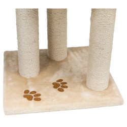 Škrábadlo ALICANTE 142cm, - béžové