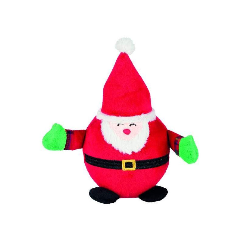 Vánoční kulaté figurky SANTA CLAUS, TUČNÁK, SNĚHULÁK 18 cm