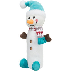 Xmas SNOWMAN, plyšový sněhulák s pet lahví uvnitř, 38 cm