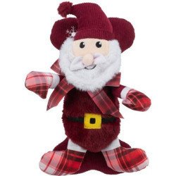 Xmas GIFT SET - vánoční dárková sada hraček (Santa, kost), 30 cm, plyš/látka