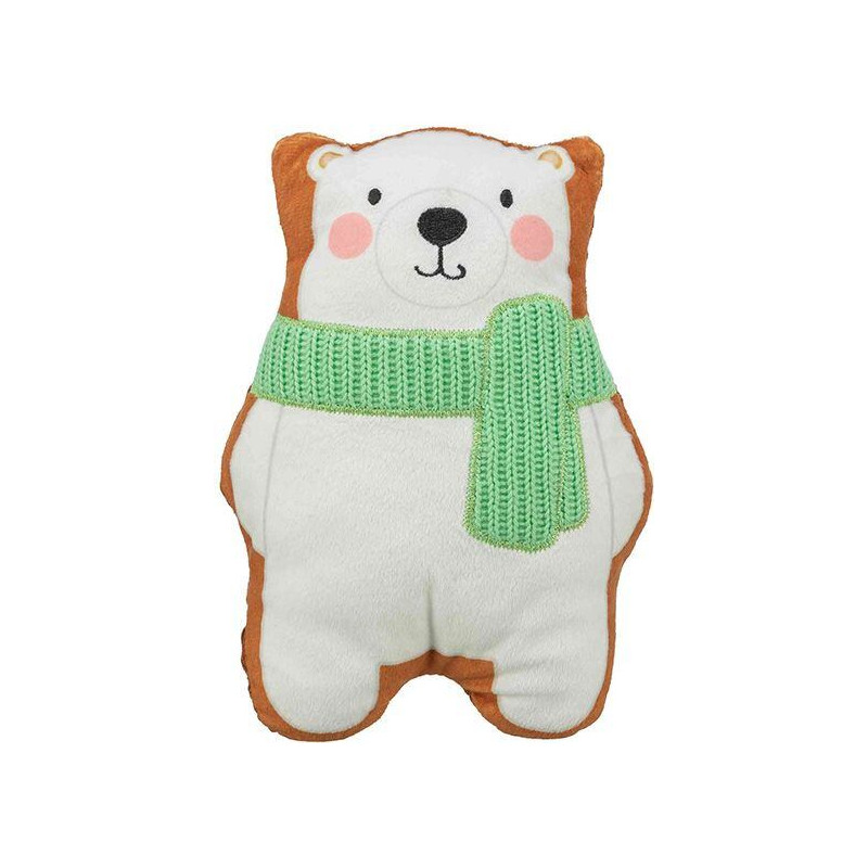 Xmas Bear - medvídek 20 cm, hračka pro psy, se zvukem, plyš