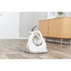 Vánoční jeskyně GNOME, tvar skřítka, o 45 × 47 cm, béžová