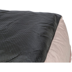 Vánoční sametové lůžko LIVIA Soft s hebkým okrajem, starorůžová