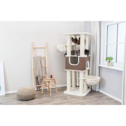 Škrabadlo HUMBERTO XXL, 174 cm, krémová/tmavě hnědá