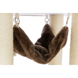 Škrabadlo HUMBERTO XXL, 174 cm, krémová/tmavě hnědá