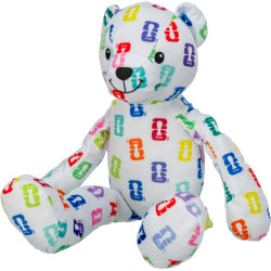 FIFA 2026 medvídek, 50 cm, bílý - LIMITOVANÁ NABÍDKA