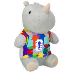 FIFA 2026 nosorožec RAYMOND, 27 cm, šedý - LIMITOVANÁ NABÍDKA