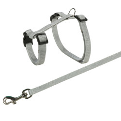 Postroj s vodítkem pro králíka, rychlouzávěry 25-44/1cm 1,25m