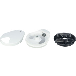 Automatické krmítko TX4+1 (F10) s chlazením, 5 × 0,29 l / 35,5 × 10 × 30,8 cm, bílá/černá