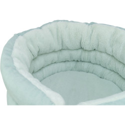 HOME Edition pelech LIANO Soft, kulatý s vysokým okrajem, ø 45 cm, šalvějová