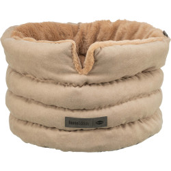 HOME Edition pelech LIANO Soft, kulatý s vysokým okrajem, ø 45 cm, písková/hnědá
