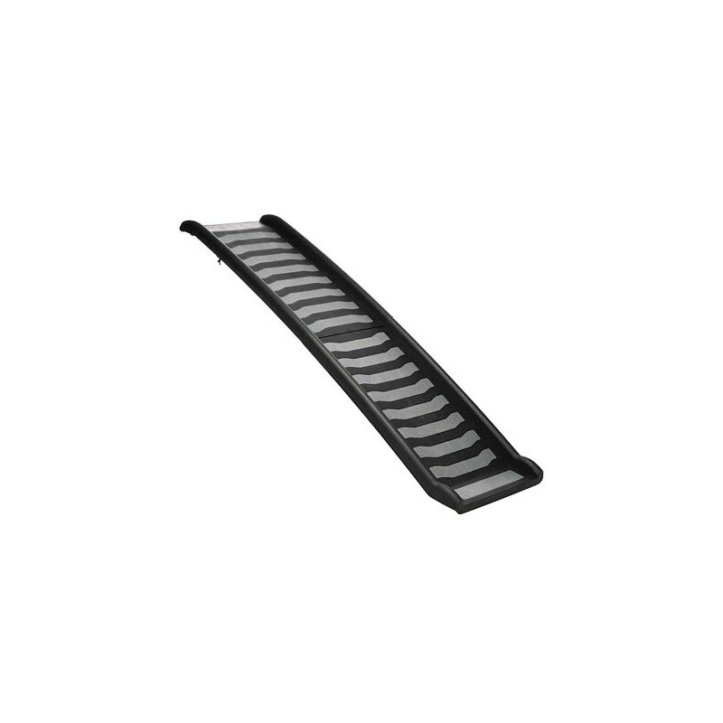 Skládací rampa, plastová 39 x 160 cm černo/šedá