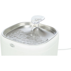 Pitná fontánka Aqua Pure, 2 l/18 × 14,7 × 18 cm, plast/nerezová ocel, bílá