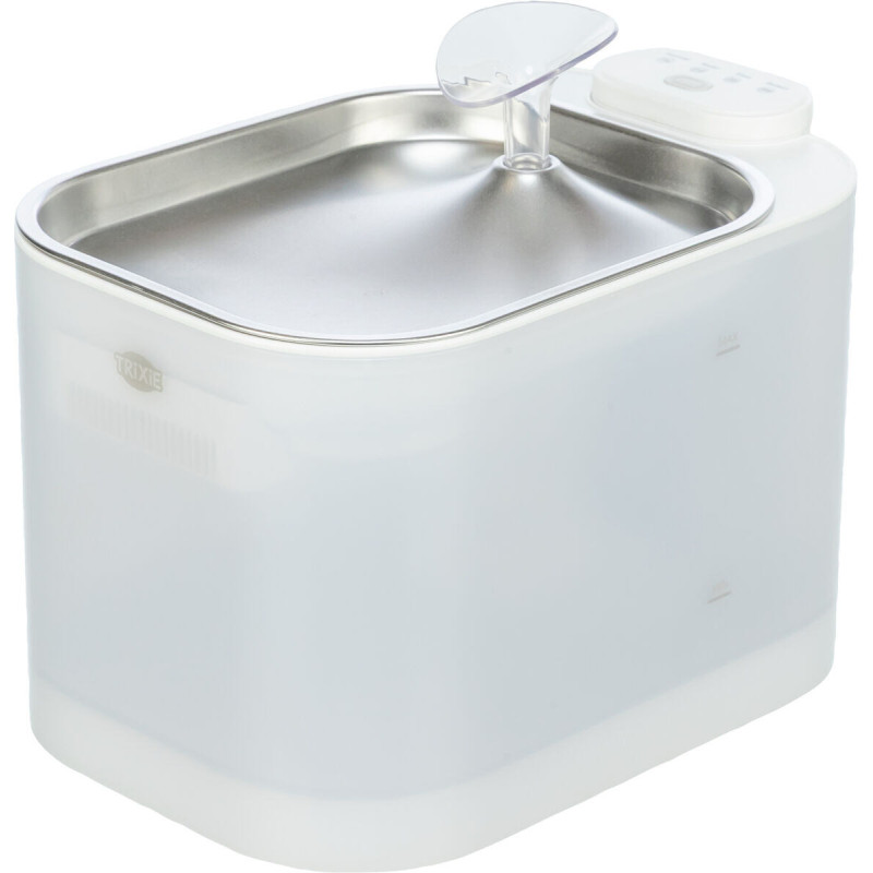 Pítko Aqua Square, 2,5 l/23,5 × 15,5 × 15,8 cm, plast/nerezová ocel, bílé