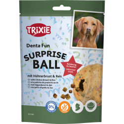 Denta Fun Surprise Ball s kuřecím masem a rýží, ø 7 cm, 100 g