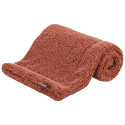 Deka Wooly, vlněný fleece, rezavá