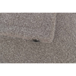 Deka Wooly, vlněný fleece, šedohnědá