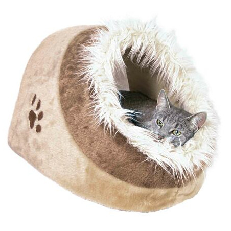 Pelíšek koule MINOU, béžová/hnědá