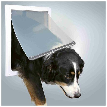 Průchozí dvířka pro psy M-XL dvoucestné 39 x 45 cm