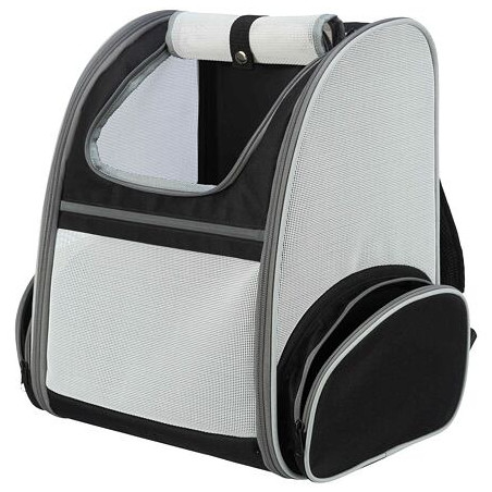 Transportní batoh CHLOE, 39 x 43 x 27 cm, max 8 kg, světlešedá/černá