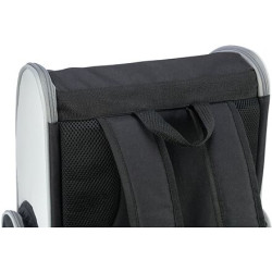 Transportní batoh CHLOE, 39 x 43 x 27 cm, max 8 kg, světlešedá/černá