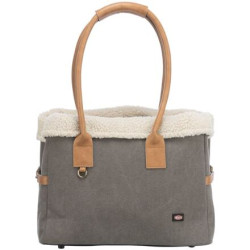 Transportní taška RACHEL, 25 x 30 x 40 cm, max 7 kg, šedá/světlehnědá