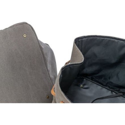 Transportní taška RACHEL, 25 x 30 x 40 cm, max 7 kg, šedá/světlehnědá