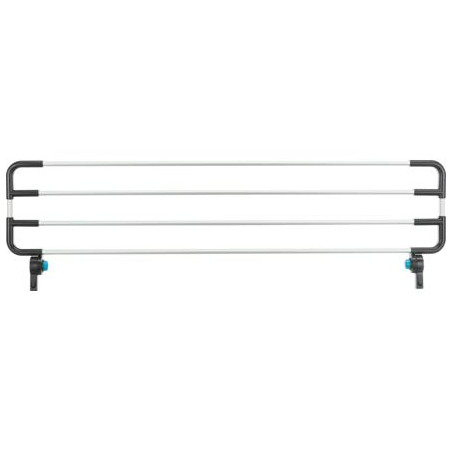 Horní mřížka k 13201 univerzální mříž, 92 × 27 × 4 cm, světle šedá/stříbrná