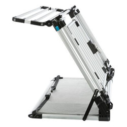 Horní mřížka k 13201 univerzální mříž, 92 × 27 × 4 cm, světle šedá/stříbrná