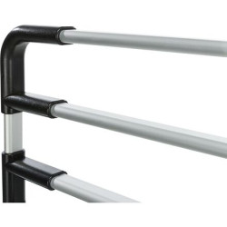 Horní mřížka k 13201 univerzální mříž, 92 × 27 × 4 cm, světle šedá/stříbrná