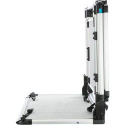 Univerzální zadní mřížka/mění kufr v přepravku 94 -114 x 69 x 53 cm, světlešedá/stříbrná