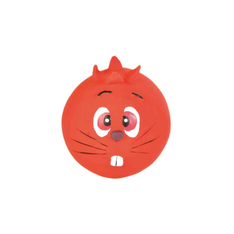 Míček s obličejem, latex 7cm