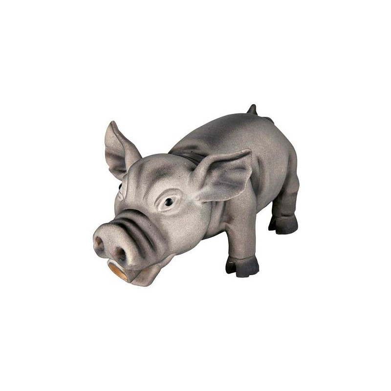 Chrochtající MINI prasátko, latex 17cm