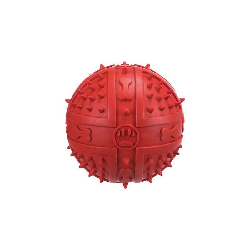 Míč s bodlinami a zvukem 9 cm