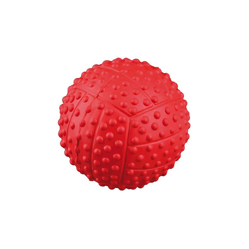 Sportovní míč z tvrdé gumy se zvukem 7 cm