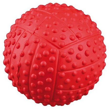 Sportovní míč z tvrdé gumy se zvukem 7 cm