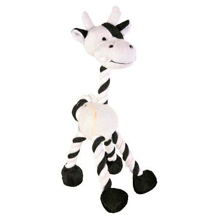 Žirafa/kravička s tenisovým míčem 28cm