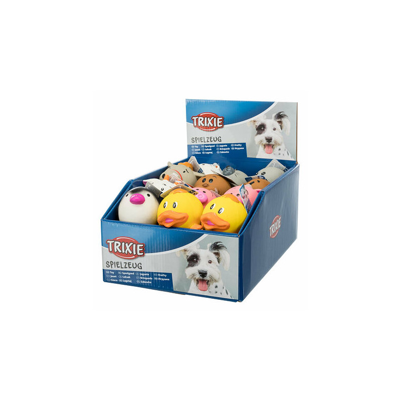 Latexový míček s nožičkami 6 cm