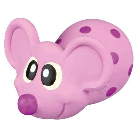 Latexová myška různé barvy, plněná 8 cm