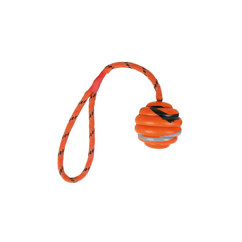 Vrhací vlnitý míč na šňůře 6 cm/30 cm