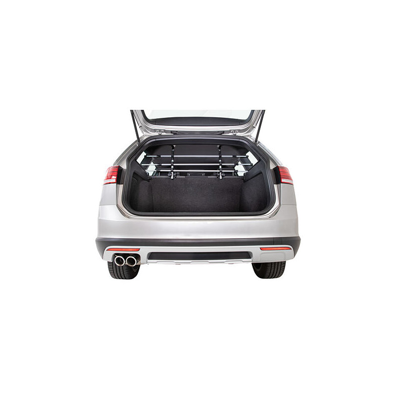 Mříž do nákl.prostoru auta 3díly š.96-163cm,v.34-48cm stříbr