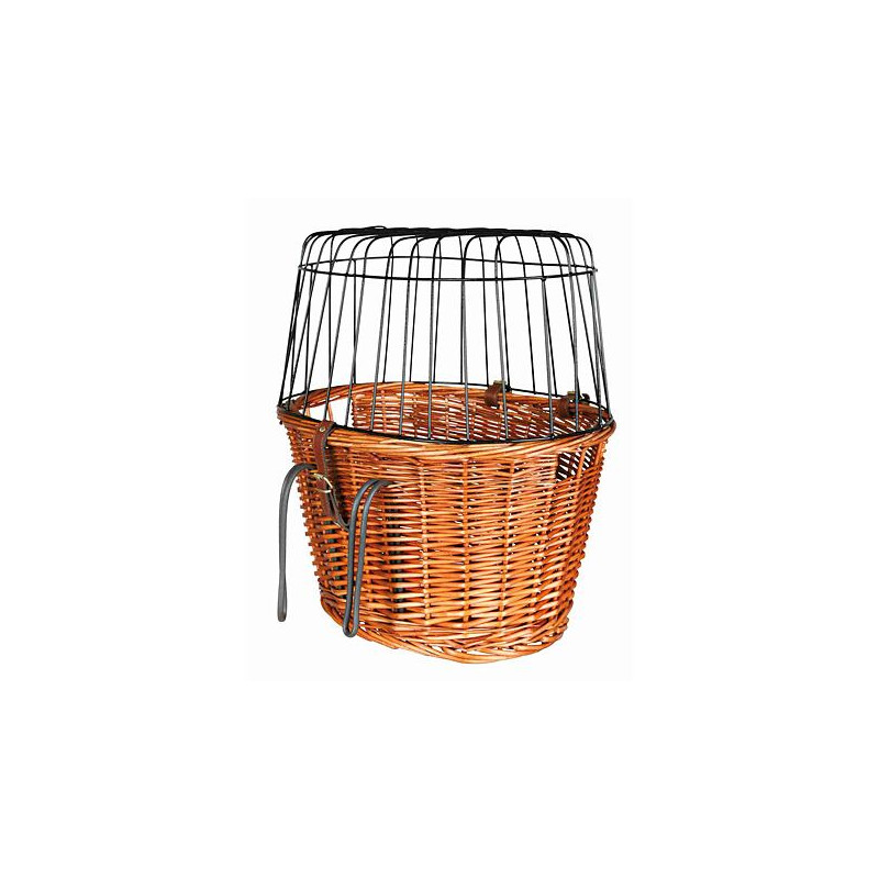 Přepravní koš na kolo s drátěnou kabinou 44x48x33cm do 8kg (bez polštáře)