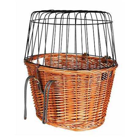 Přepravní koš na kolo s drátěnou kabinou 44x48x33cm do 8kg (bez polštáře)