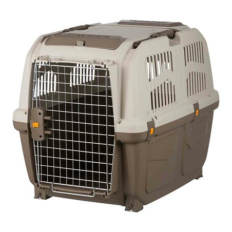 Transportní přepravka SKUDO 5, M, 59x65x79cm tmavě šedá/písková