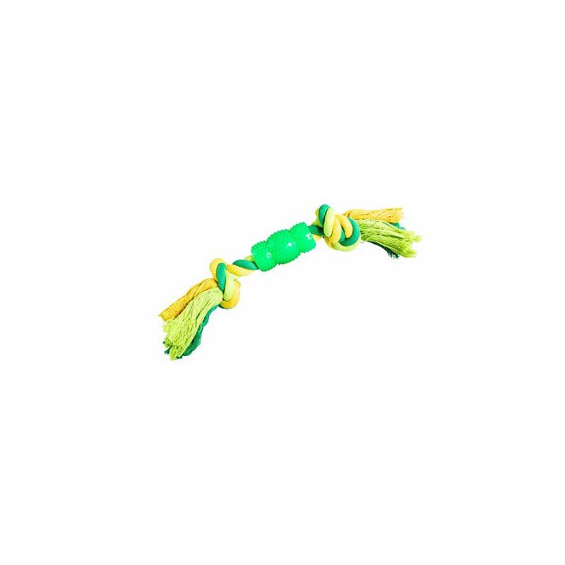 Uzel s chráničem HipHop bavlněný 2 knoty 30 cm / 130 g limetková, zelená