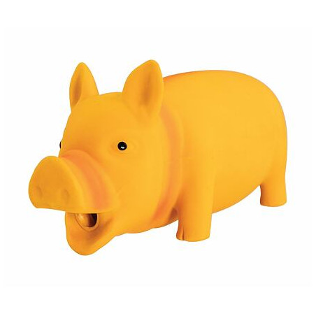 Prasátko se zvukem a výplní 23cm, latex, HipHop