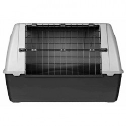 Transportní box JOURNEY, M: 88 x 58 x 51 cm, černá/šedá