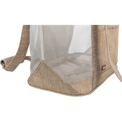 Transportní síťovaná taška MARY, 53 x 30 x 20 cm, nosnost 6 kg, písková